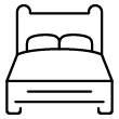 bed line icon